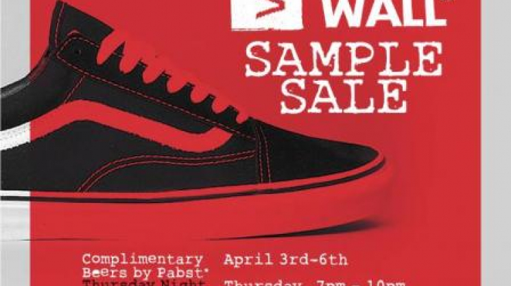 vans sample sale